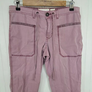Anthropologie Hei Hei Women's Violet Light Purple Cargo Pants Size 8 Outdoor